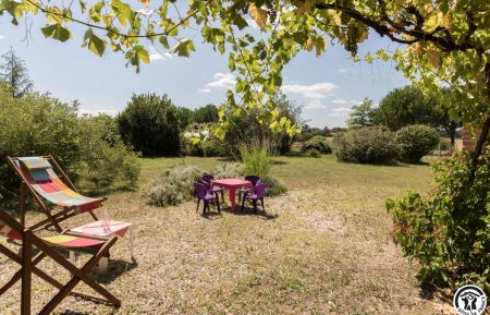 G&icirc;te n&deg;31G100609 Villematier - Haute-Garonne - Jardin.G&icirc;te.La.Ginesti&egrave;re.Villematier.Vignoble.de.Fronton