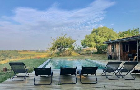 Chaumarty Ecogîte - Piscine 5*9m - zone de bain enfants Gîte n°31G101157 Gaillac-Toulza - Haute-Garonne - Chaumarty Ecogîte - Piscine 5*9m - zone de bain enfants